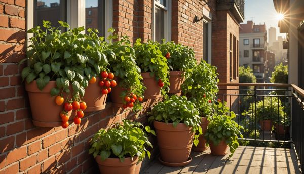 Cultiver ses légumes sur un balcon ensoleillé